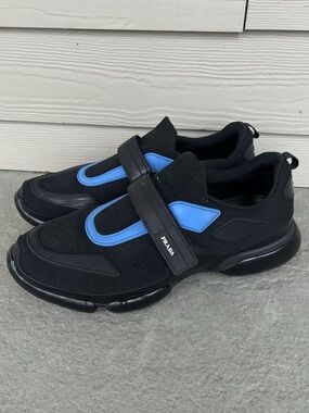 PRADA Cloudburst Black Blue Sneakers 🔥